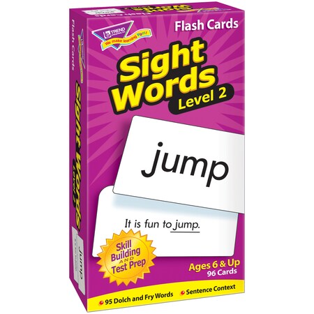 Trend Enterprises Sight Words - Level 2 Skill Drill Flash Cards T53018